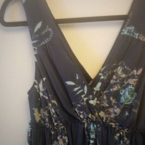Free People Blue Floral Dress